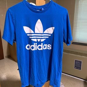 Blue adidas shirt